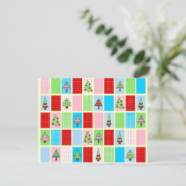 Tarjeta de Navidades coloridos