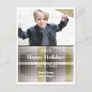 Tarjeta de navidades con postal colocada - HAMbWG