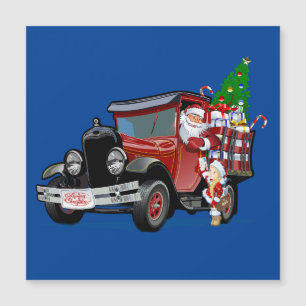 Tarjeta de navidades con Santa y Snow Maiden-Postm