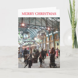Tarjeta de Navidades con vistas al Covent Garden d