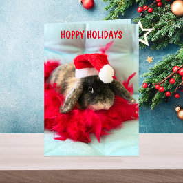 Tarjeta de Navidades conejitos de Cute Holland