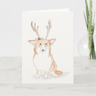 Tarjeta de Navidades Corgi