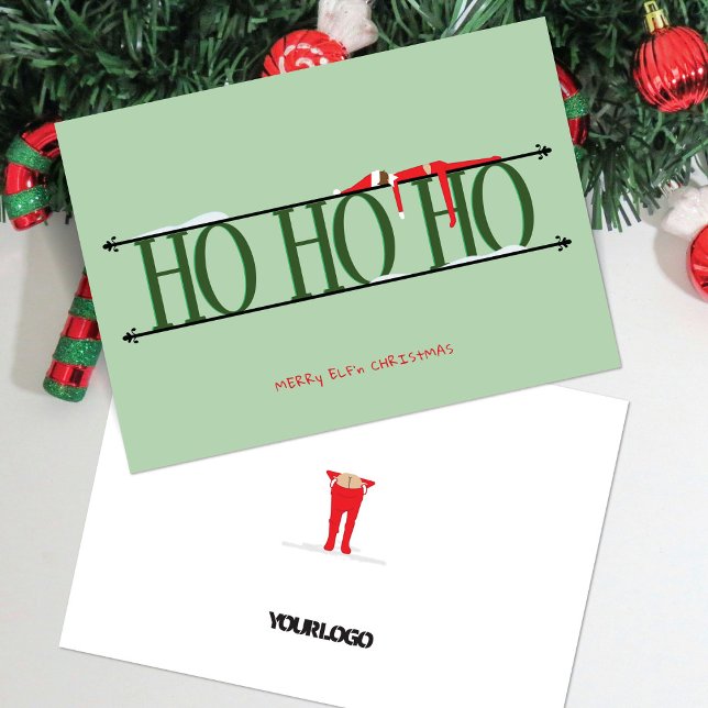 Tarjeta de Navidades Corporativos Elf Shenanigans  (Subido por el creador)
