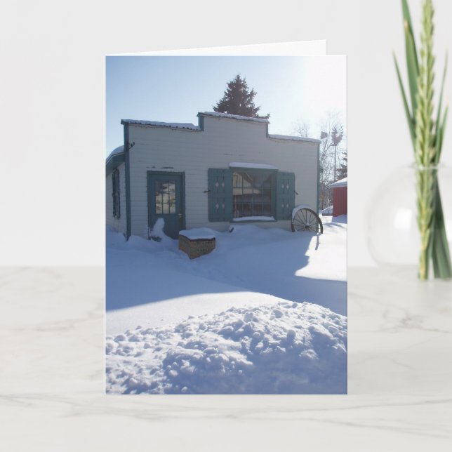 Tarjeta de Navidades "creador de jabón" (Anverso)