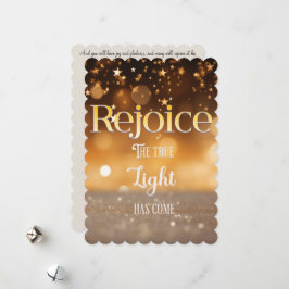 Tarjeta de Navidades cristianos