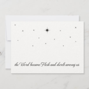 Tarjeta de Navidades cristianos 2023 Diseño sencil