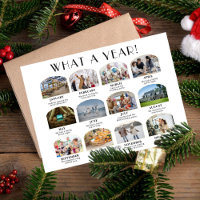 Tarjeta de Navidades de 12 años de foto de diseño