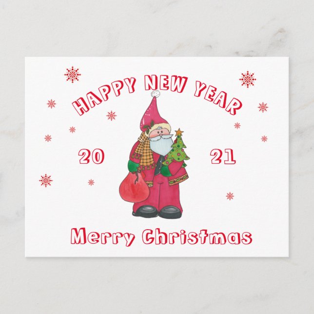 Tarjeta de Navidades de 2021 (Anverso)