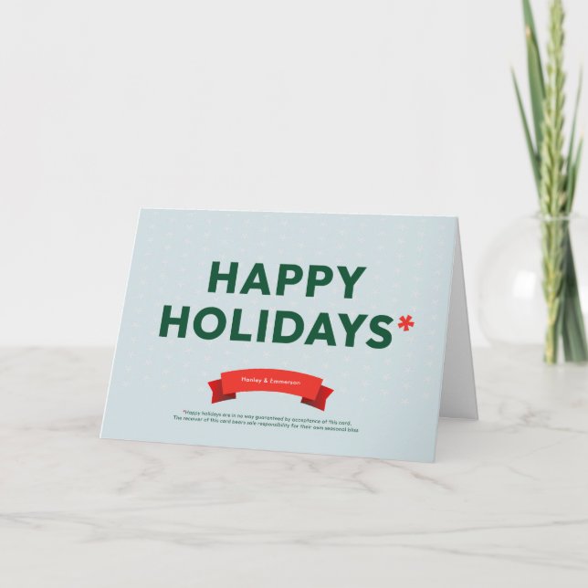 Tarjeta de Navidades de abogado "Legality" (Anverso)