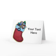 Tarjeta de Navidades de acopio de cachorros