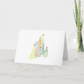 Tarjeta de Navidades de agrupación de árbol de Nav