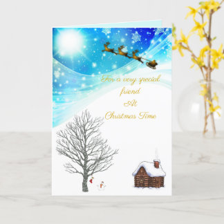 Tarjeta de Navidades de Amigo Especial