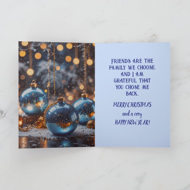 TARJETA DE NAVIDADES DE AMIGOS ELEGIDOS (Interior)