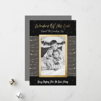 Tarjeta de Navidades de amor de Maravillas