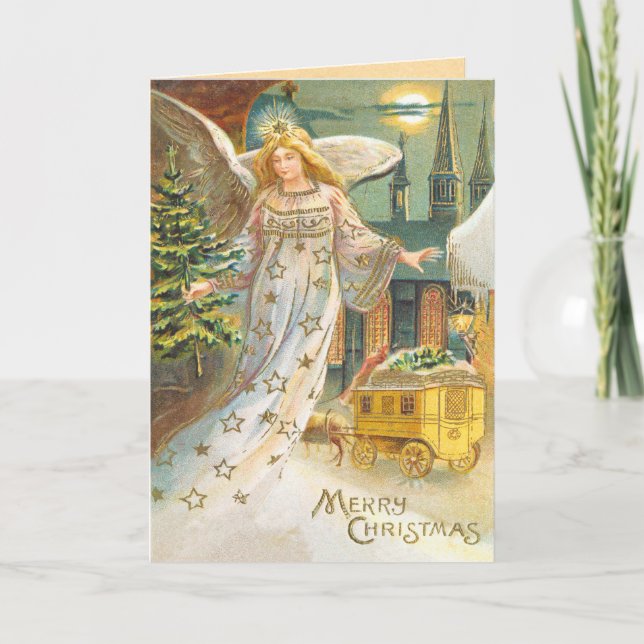 Tarjeta de Navidades de Ángel de Victoria (Anverso)