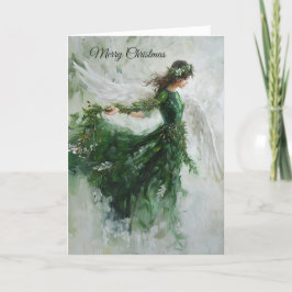 Tarjeta de Navidades de Ángel Verde