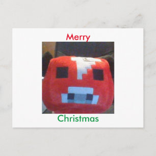 Tarjeta de Navidades de animación en el sótano.