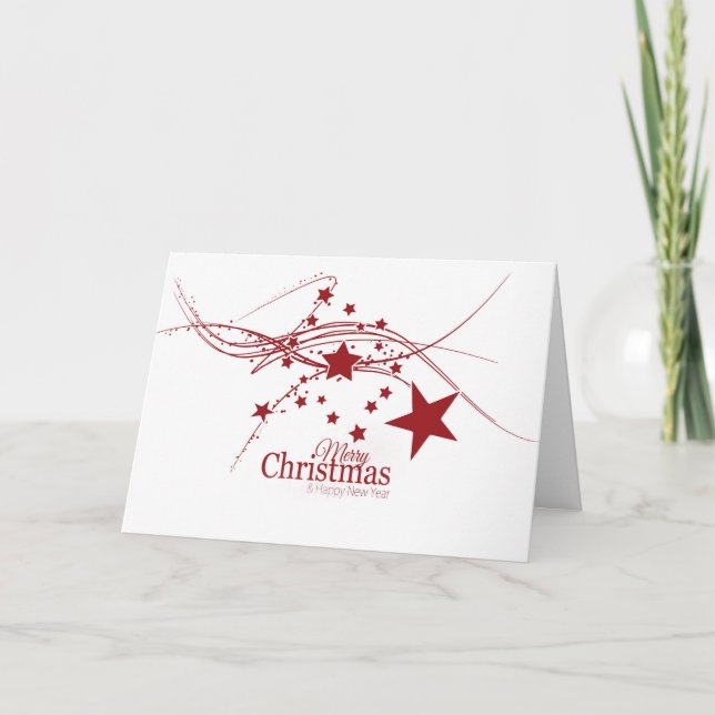 Tarjeta de Navidades de Año Nuevo para navidades (Anverso)