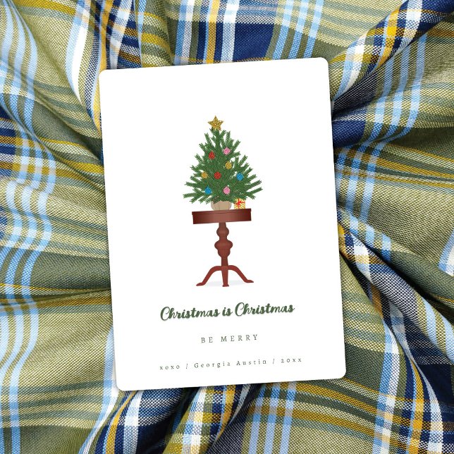 Tarjeta de Navidades de árbol de navidad de mesa l (Subido por el creador)