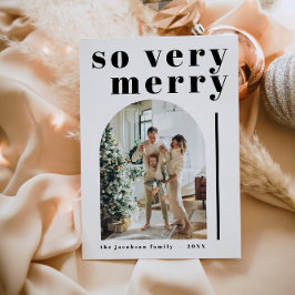 Tarjeta de Navidades de Arco de Rulces Modernos