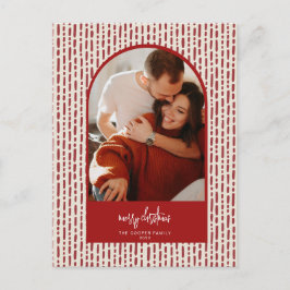 Tarjeta de Navidades de arco moderno