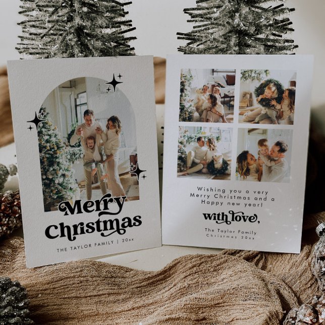 Tarjeta de Navidades de arco, tarjeta de vacacione (Subido por el creador)