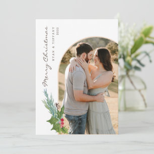 Tarjeta de Navidades de arte fotográfico moderno c