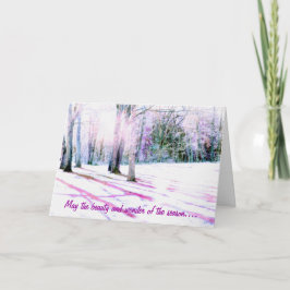 Tarjeta de Navidades de autismo de caridad