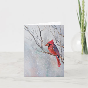 Tarjeta de Navidades de aves acuáticas