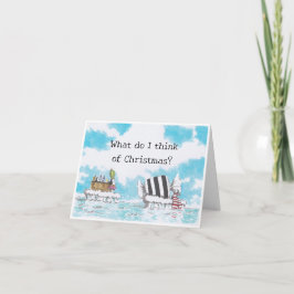 Tarjeta de Navidades de Bah Humbug
