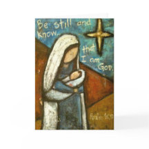 Tarjeta de Navidades de Be Still