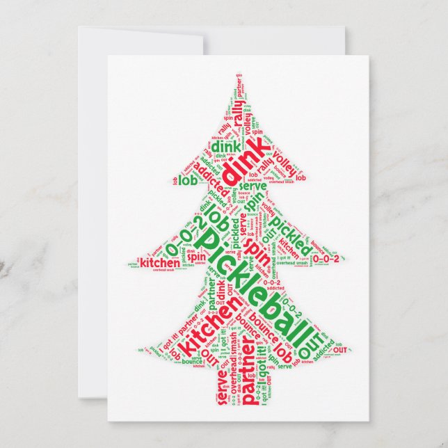 Tarjeta de Navidades de bolas de bolas (Anverso)