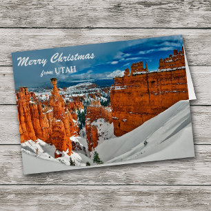 Tarjeta de Navidades de Bryce Canyon Utah