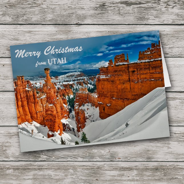 Tarjeta de Navidades de Bryce Canyon Utah (Subido por el creador)