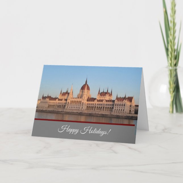Tarjeta de Navidades de Budapest (Anverso)
