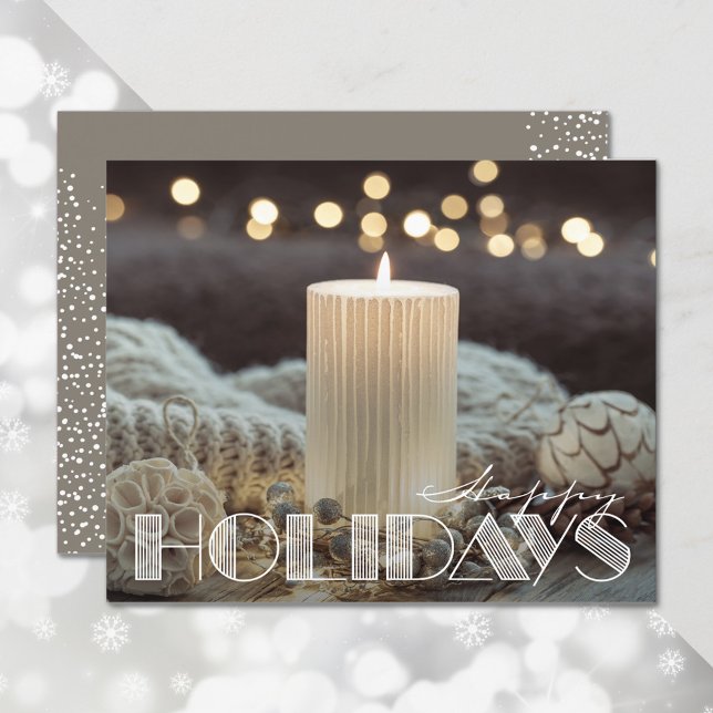 Tarjeta de Navidades de Budget Cosy Happy Holidays (Subido por el creador)