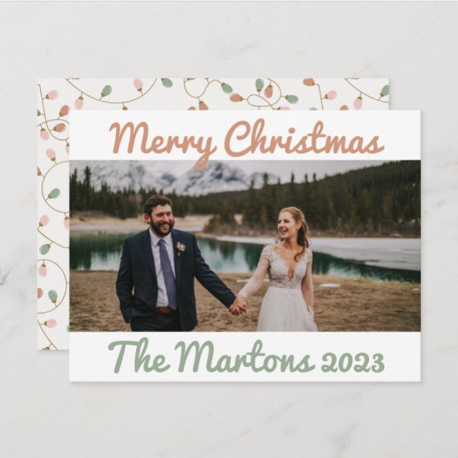 Tarjeta de Navidades de cadena de luces (Subido por el creador)