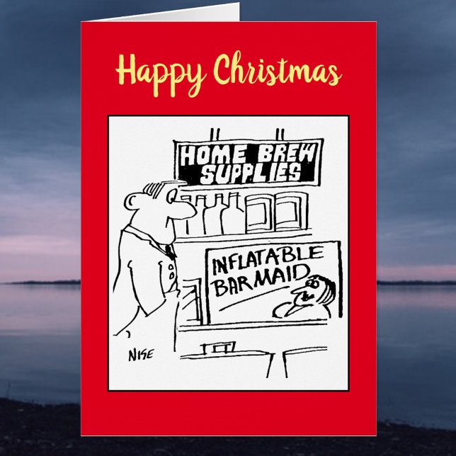 Tarjeta de Navidades de camarera inflable de la ti (Subido por el creador)