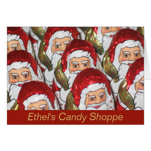 Tarjeta de Navidades de Candy Shop