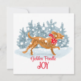 Tarjeta de Navidades de cangrejo dorado