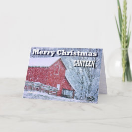 Tarjeta de Navidades de Canteen