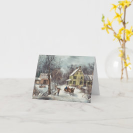 Tarjeta de Navidades de casas