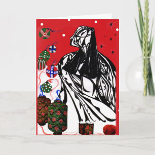Tarjeta de Navidades de chamán