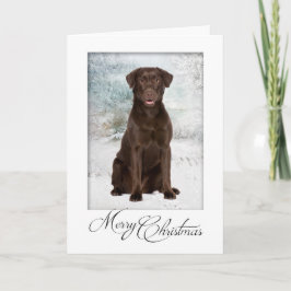 Tarjeta de Navidades de Chocolate Lab