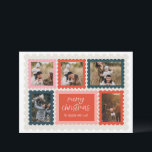 Tarjeta de Navidades de Collage de fotos de sello<br><div class="desc">Difunde alegría de vacaciones con nuestra tarjeta personalizada de Navidades de fotos, diseñada para capturar la calidez y alegría de tu familia. Personalizar con tu foto favorita, mensaje sincero y detalles únicos para un saludo verdaderamente memorable. Perfecto para enviar deseos de vacaciones a sus seres queridos cercanos y lejanos, nuestra...</div>