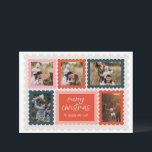 Tarjeta de Navidades de Collage de fotos de sello<br><div class="desc">Difunde alegría de vacaciones con nuestra tarjeta personalizada de Navidades de fotos, diseñada para capturar la calidez y alegría de tu familia. Personalizar con tu foto favorita, mensaje sincero y detalles únicos para un saludo verdaderamente memorable. Perfecto para enviar deseos de vacaciones a sus seres queridos cercanos y lejanos, nuestra...</div>