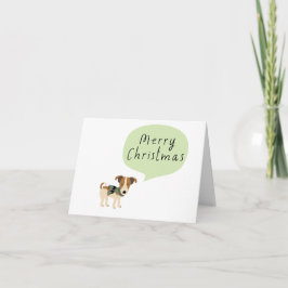 Tarjeta de Navidades de corte