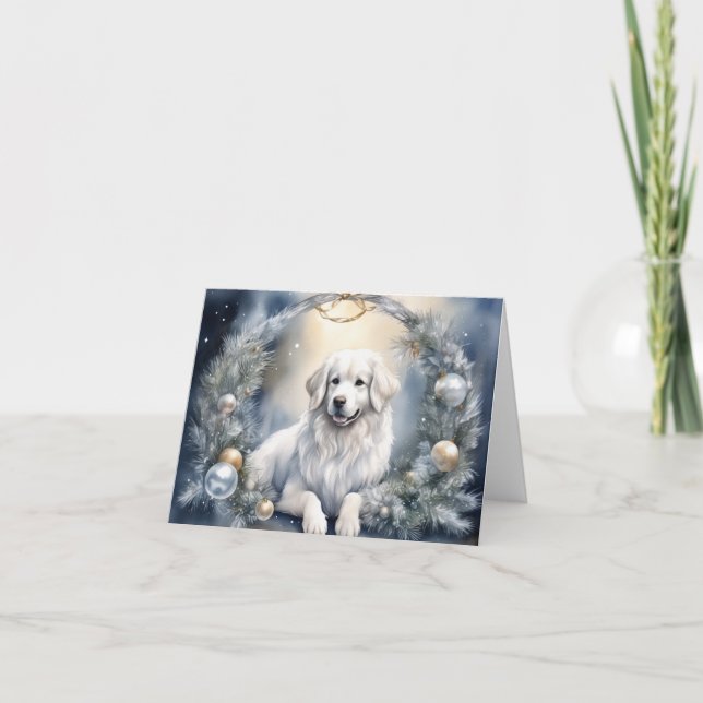 Tarjeta de Navidades de corte (Anverso)