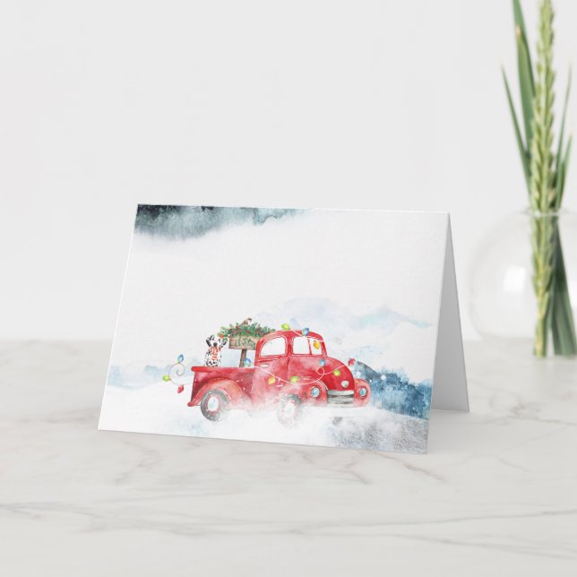 Tarjeta de Navidades de Dalmacia (Anverso)