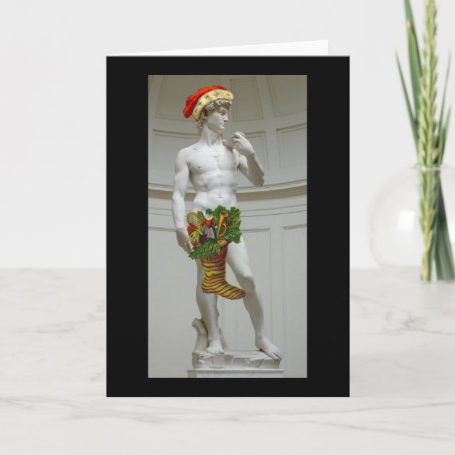 Tarjeta de Navidades de David Santa (Anverso)